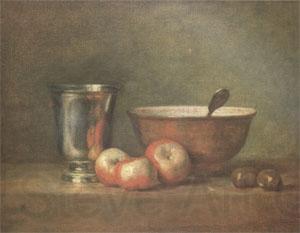Jean Baptiste Simeon Chardin The Silver Goblet (mk05) Germany oil painting art